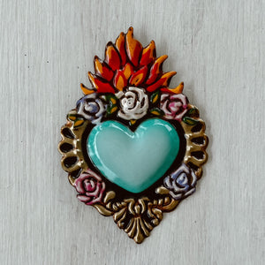 Milagrito de Fuego Turquesa