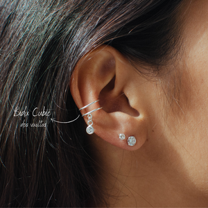 Ear cuff con dijes