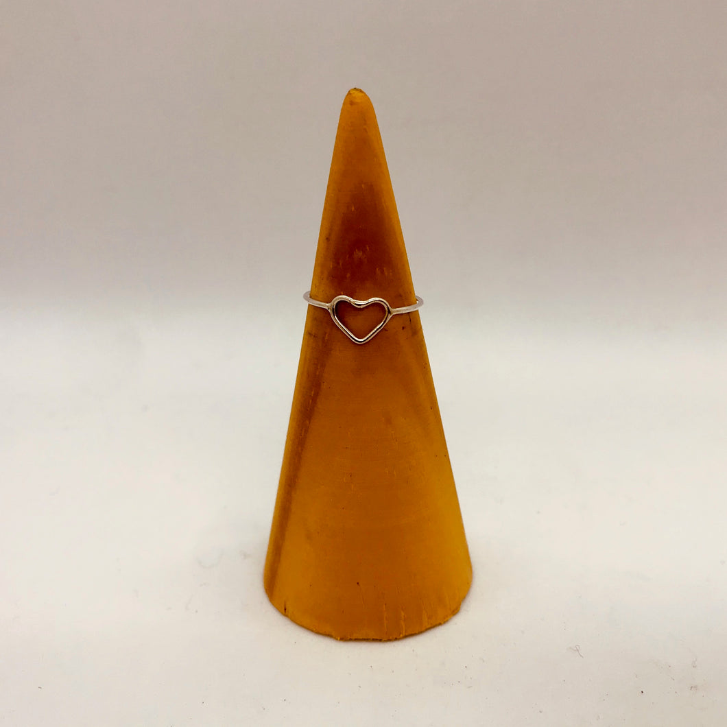 Anillo Corazón Calado chico