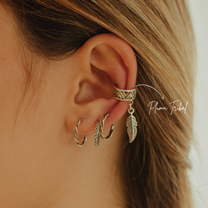 Ear cuff con dijes