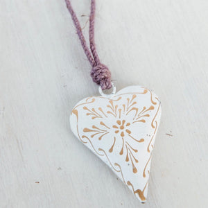 Corazones de chapa mini