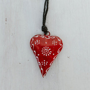 Corazones de chapa mini